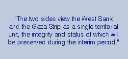 Graphic of same quote from Oslo accord