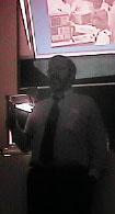 Photo: Anderson lecturing