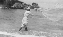 Fishing near Haifa, 1938