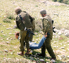 Photo: Student being arrested