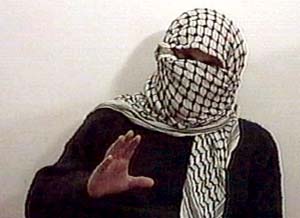 Photo: Adel Awadallah on the video, from Reuters.