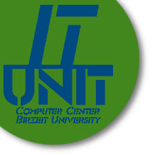 IT Unit at Computer Center , Birzeit University
