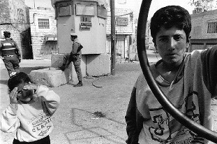 Palestinian Kids/Israeli Soldiers in Hebron