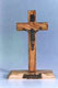 Based Olivewood Roman Catholic Crucifix