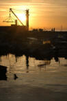 sunset in Gaza
