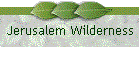 Jerusalem Wilderness