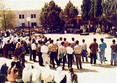 Rally at Birzeit University